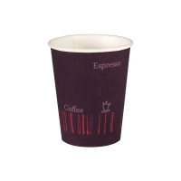 Duni To Go kartonnen drinkbeker karton 240 ml bruin (50 stuks) 298136