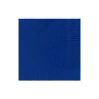 Duni luxe servetten 3-laags donkerblauw (125 stuks) 298144