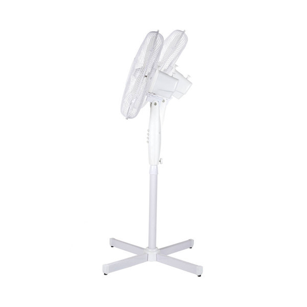 Dunlop Aanbieding: 3x Dunlop ventilator staand met 3 snelheidsstanden wit (40 cm)  400691 - 2