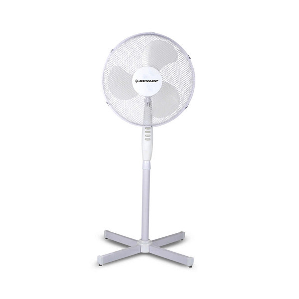 Dunlop ventilator staand met 3 snelheidsstanden wit (40 cm)  400690 - 