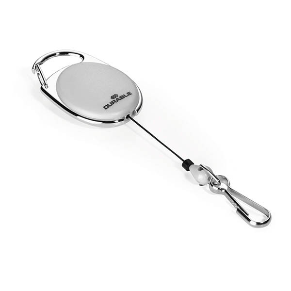 Durable Afrolmechanisme met karabijnhaak grijs 310298 - 1