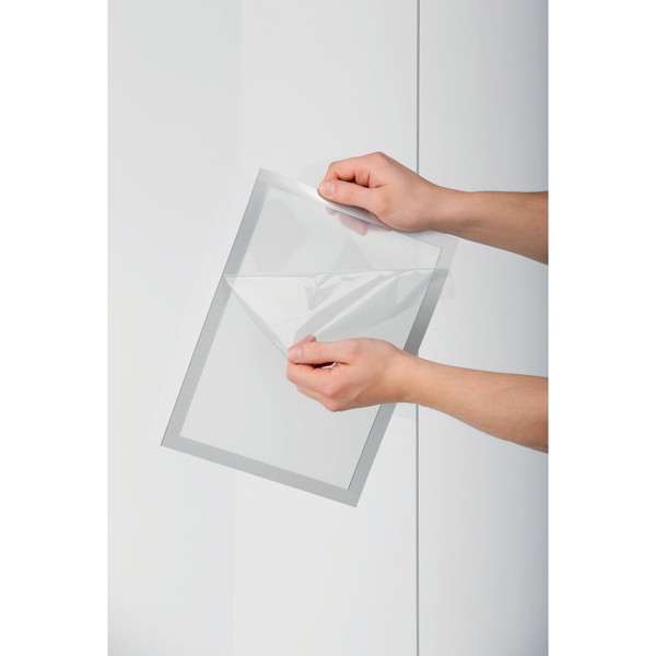 Durable Duraframe Sun informatiekader A4 zelfklevend zilver (2 stuks) 484123 310180 - 1