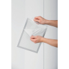 Durable Duraframe Sun informatiekader A4 zelfklevend zilver (2 stuks)
