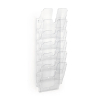 Durable Flexiplus wandfolderhouder 6 vaks A4 staand transparant 310297 - 1