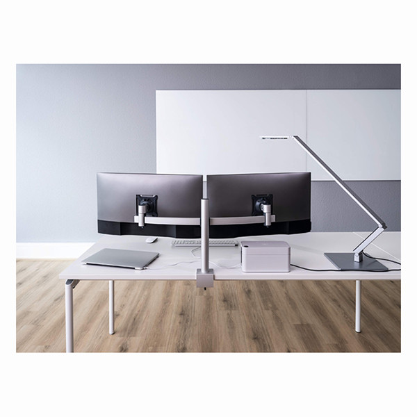 Durable Pro monitorarm voor 2 monitoren zilver (met klem) 508523 310266 - 10