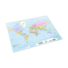 Durable bureauonderlegger 50 x 38 cm wereldkaart 310238 - 1