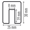 Durable hoekbeschermingsprofiel E8 1127130 310264 - 3