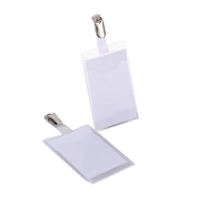 Durable naambadge met clip portret 90 x 60 mm (25 stuks) 297980