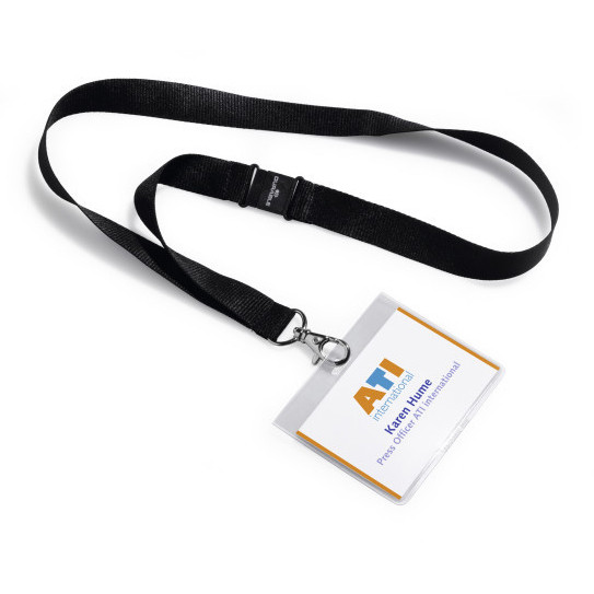 Durable naambadge met textielkoord 90 x 60 mm (5 stuks) 860001 310079 - 1