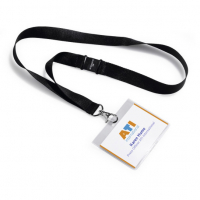 Durable naambadge met textielkoord 90 x 60 mm (5 stuks) 860001 310079