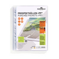 Durable showtas transparant A4 11-gaats 80 micron (100 stuks) 310291