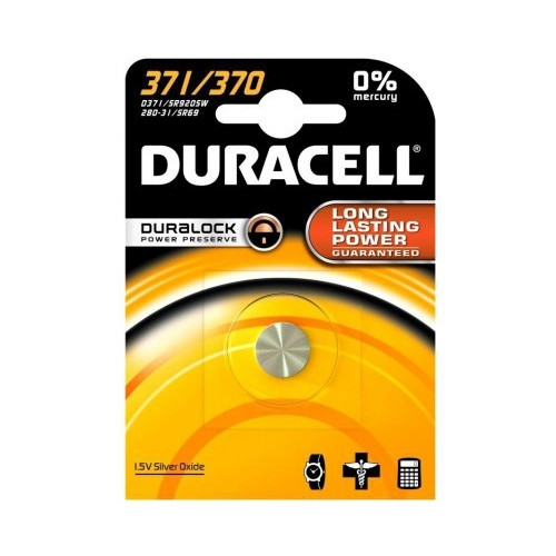 Rook Permanent ik zal sterk zijn Duracell 371/370 zilveroxide knoopcel batterij 1 stuk Duracell 123inkt.nl