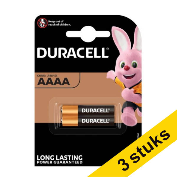 Aanbieding: 3x Duracell ultra AAAA alkaline batterij (2 stuks) ADU00393 - 1