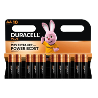 Duracell Plus Power Boost 150% Extra Life AA / MN1500 / LR06 Alkaline Batterij 10 stuks ADU00397