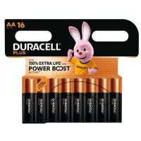 Duracell Plus Power Boost 150% Extra Life AA / MN1500 / LR06 Alkaline Batterij 16 stuks ADU00398