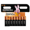 Duracell Plus Power Boost 150% Extra Life AA / MN1500 / LR06 Alkaline Batterij 16 stuks