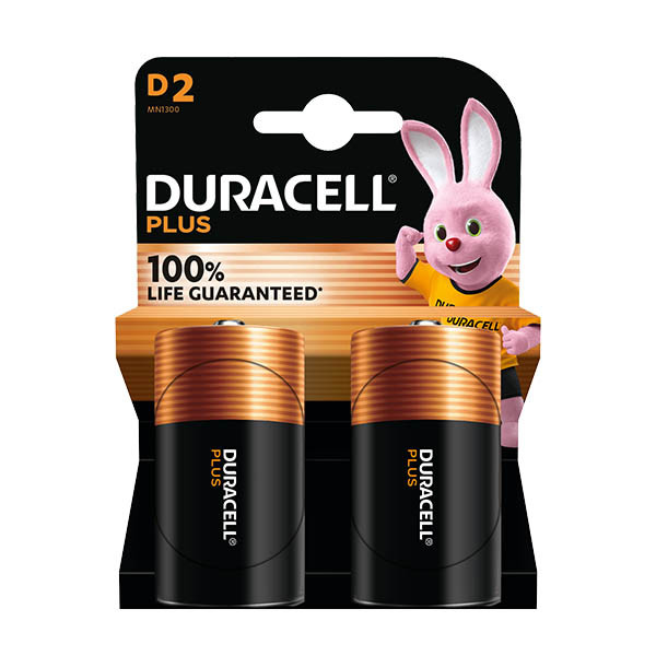 Duracell plus D MN1300 batterij 2 stuks 204506 - 1