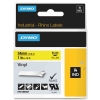 Dymo 1805431 IND Rhino tape vinyl zwart op geel 24 mm (origineel) 1805431 088612