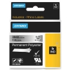 Dymo 1805434 IND Rhino tape permanent polyester zwart op metallic 24 mm (origineel)