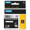 Dymo 1805441 IND Rhino tape permanent polyester zwart op metallic 6 mm (origineel)