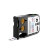 Dymo 1868746 XTL tape vinyl rood op transparant 12 mm (origineel) 088894 - 1