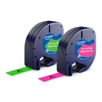 Dymo 1956290 plastic neon tapes 12 mm (origineel) 2 stuks 1956290 089124