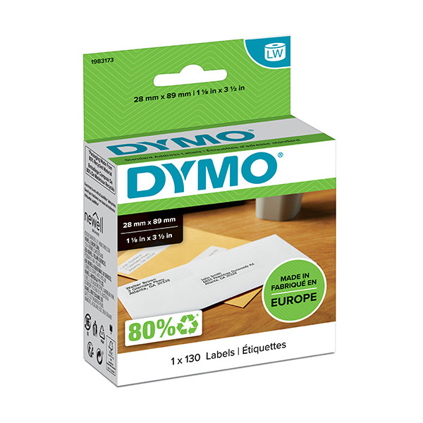 Dymo 1983173 adresetiketten 1 rol (origineel) 1983173 088588 - 1