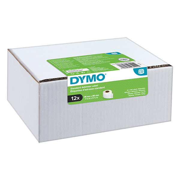 Dymo 2093091 adresetiketten 12 stuks 99010 (origineel) 2093091 089154 - 1