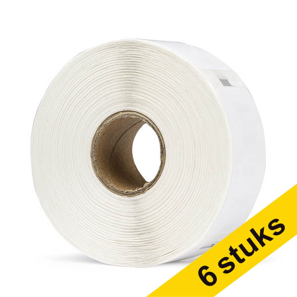Dymo 2093094 verwijderbare multifunctionele etiketten 6 stuks 11354 (123inkt huismerk) nieuwe versie 089163 - 1