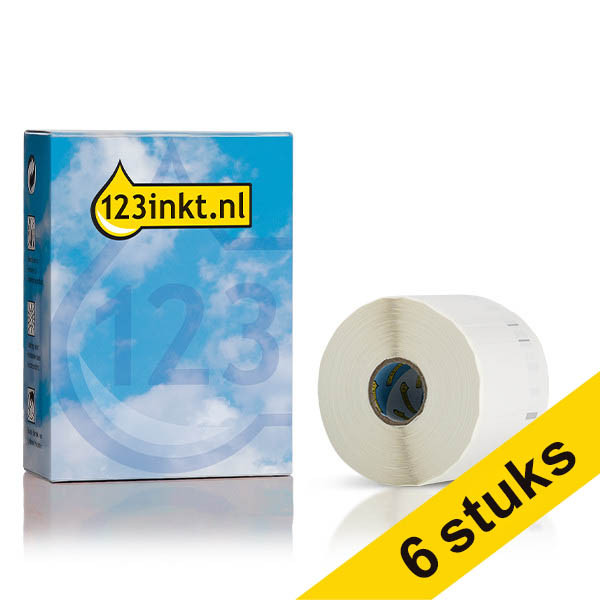 Dymo 2093094 verwijderbare multifunctionele etiketten 6 stuks 11354 (123inkt huismerk) nieuwe versie 650882 - 1