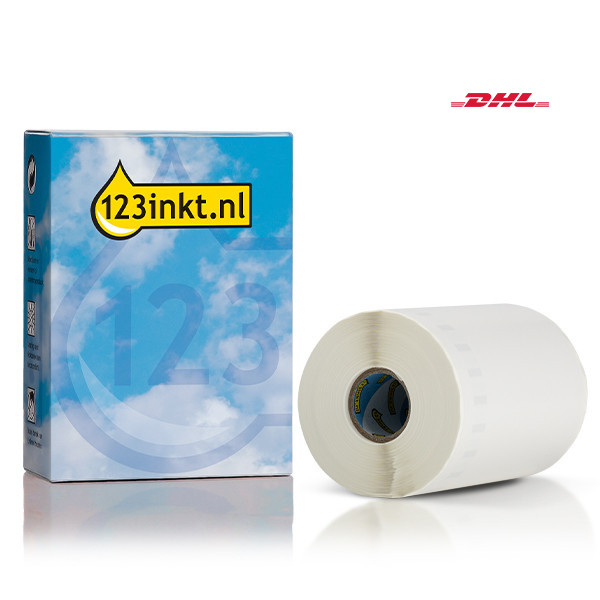 Dymo 2166659 brede adresetiketten 102 x 210 mm DHL (123inkt huismerk) nieuwe versie 088767 - 1
