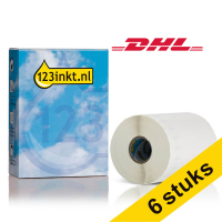 Dymo 2177565 brede adresetiketten DHL 6 stuks 2166659 (123inkt huismerk) nieuwe versie