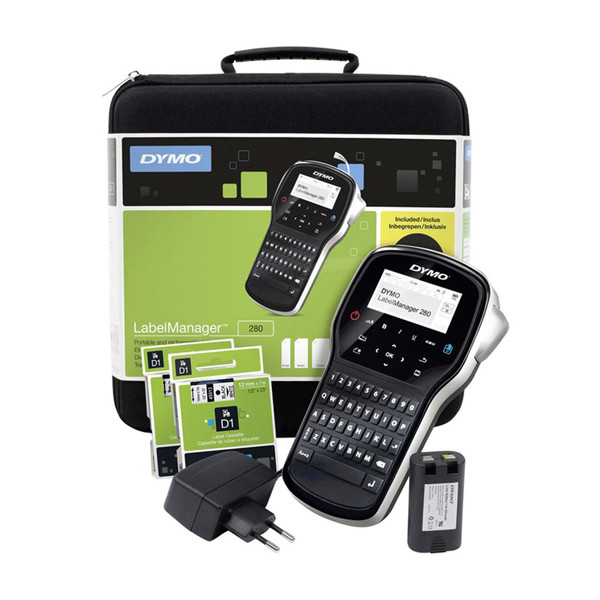 Dymo LabelManager 280 beletteringsysteem met draagkoffer (QWERTY) 2091152 833397 - 1