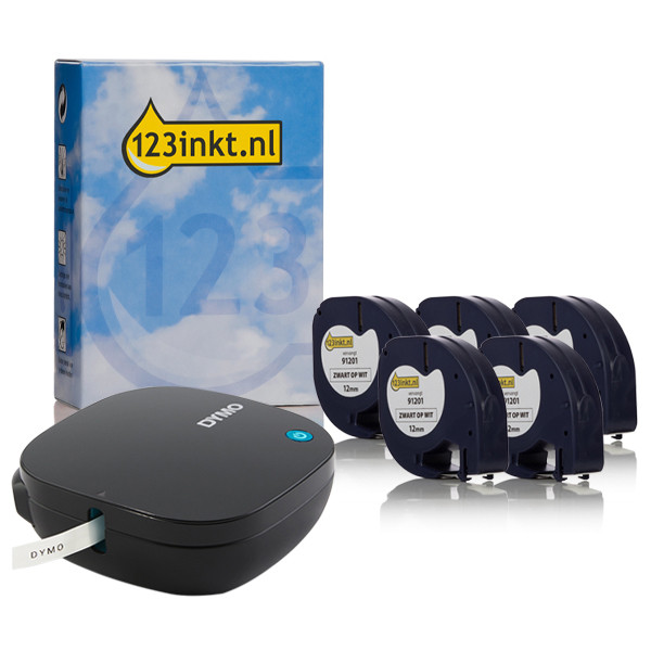 Dymo LetraTag 200B beletteringsysteem + 5 tapes  089305 - 1