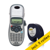 Dymo LetraTag LT-100H beletteringsysteem (zilver) + 5 tapes 653788 - 1