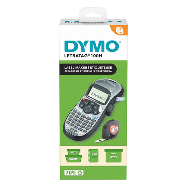 Dymo LetraTag LT-100H beletteringsysteem (zilver) 2174577 833425 - 3