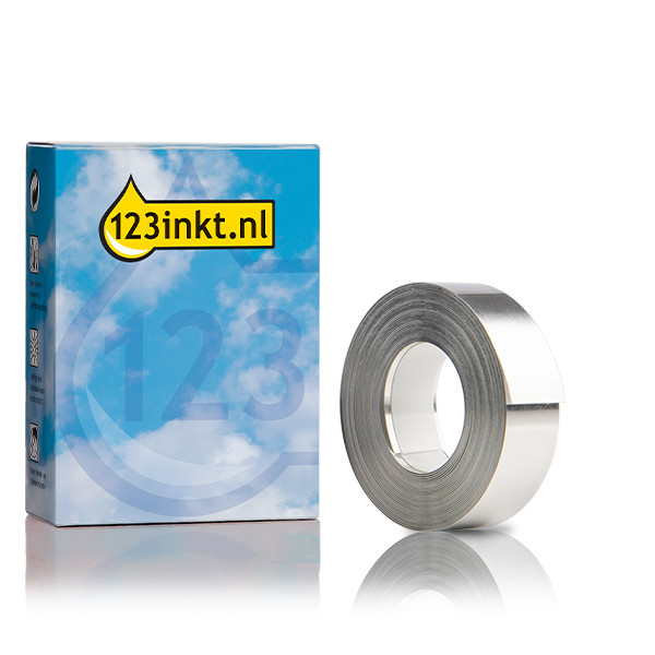 Dymo S0720180 / 35800 Rhino aluminium tape zelfklevend zilver 12 mm (123inkt huismerk) S0720180C 088737 - 1