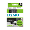 Dymo S0720610 / 45021 tape wit op zwart 12 mm (origineel)
