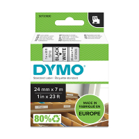 Dymo S0720930 / 53713 tape zwart op wit 24 mm (origineel) S0720930 088422