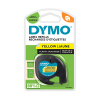 Dymo S0721620 / 91202 plastic tape geel 12 mm (origineel)