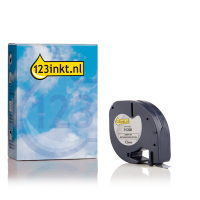 Dymo S0721730 / 91208 tape metaalkleurig zilver 12 mm (123inkt huismerk) 088315