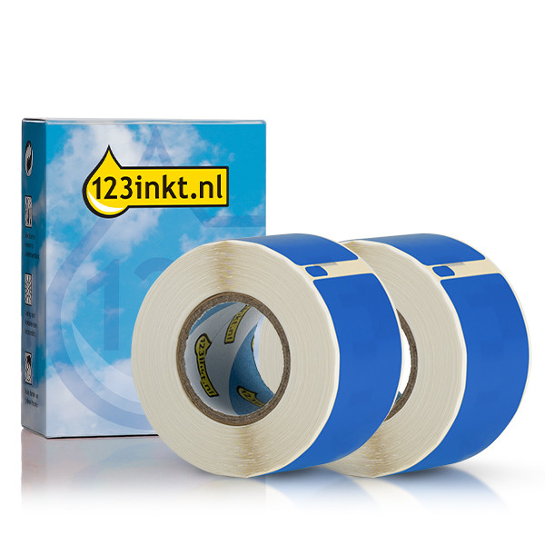 Dymo S0722370 / 99010 adresetiketten 2 rollen blauw (123inkt huismerk) 089359 - 1