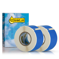 Dymo S0722370 / 99010 adresetiketten 2 rollen blauw (123inkt huismerk) 089359