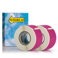 Dymo S0722370 / 99010 adresetiketten 2 rollen roze (123inkt huismerk) 089364