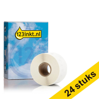 Dymo S0722390 / 13187 brede adresetiketten voordeelverpakking 24 stuks 99012 (123inkt huismerk)