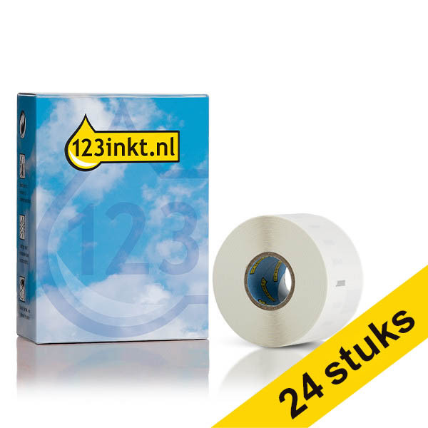 Dymo S0722390 / 13187 brede adresetiketten voordeelverpakking 24 stuks 99012 (123inkt huismerk) 650887 - 1