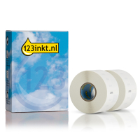 Dymo S0722400 / 99012 brede adresetiketten 2 rollen (123inkt huismerk) nieuwe versie 088763