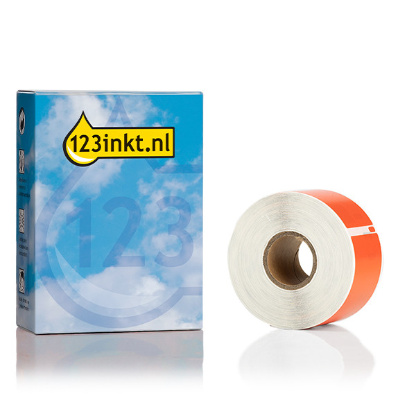 Dymo S0722400 / 99012 brede rode adresetiketten 2 rollen (123inkt huismerk) S0722400C 089269 - 1