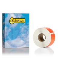 Dymo S0722400 / 99012 brede rode adresetiketten 2 rollen (123inkt huismerk) S0722400C 089269