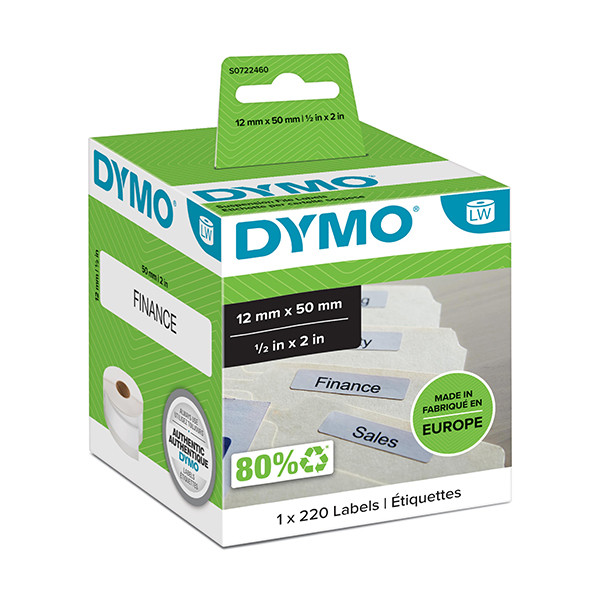 Dymo S0722460 / 99017 hangmapetiketten (origineel) S0722460 088512 - 1